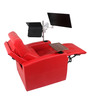 Flix Motorized Recliner in Red Colour