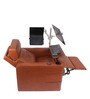 Zuum Leather Motorized 1 Seater Recliner in Whiskey Tan Colour