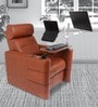 Zuum Leather Motorized 1 Seater Recliner in Whiskey Tan Colour