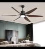 Zuno Smart Fan Brown Metal , Google & Alexa Remote & App Control