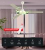 Zunpulse Falco 5 Star Rated High Speed (Ivory) 1200 mm BLDC Motor with Remote 3 Blade Ceiling Fan (Ivory)