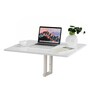 Zuri Wall Mounted Table in White Finish