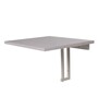 Zuri Wall Mounted Table in White Finish
