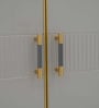 Zurich High Gloss 5 Door Wardrobe In White Colour With Locker