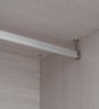 Zurich High Gloss 5 Door Wardrobe In White Colour With Locker