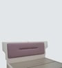 Zurich High Gloss Queen Size Bed With Upholstered Headboard & Hydraulic Storage In Beige Colour