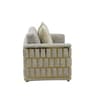 Zurich Italian Fabric 2 Seater Sofa In Cream Color