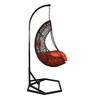 Zurich Wicker Swing In Black Finish