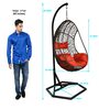 Zurich Wicker Swing In Black Finish