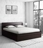 Zurina King Size Bed in Wenge Finish with Box Storage