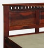 Zurndorf Sheesham Wood King Size Bed in Honey Oak Finish