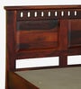 Zurndorf Sheesham Wood Queen Size Bed in  Honey Oak Finish