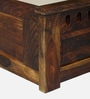 Zurndorf Sheesham Wood Queen Size Bed in  Provincial Teak Finish With Box Storage