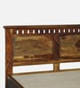 Zurndorf Sheesham Wood Queen Size Bed in  Provincial Teak Finish