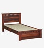 Zurndorf Sheesham Wood Single Bed in  Honey Oak Finish