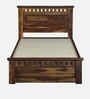 Zurndorf Sheesham Wood Single Bed in  Provincial Teak Finish