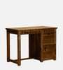 Zurndorf Sheesham Wood Writing Table in Scratch Resistant Provincial Teak Finish Zurndorf Sheesham Wood Writing Table in Scratch Resistant Provincial Teak Finish