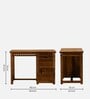 Zurndorf Sheesham Wood Writing Table in Scratch Resistant Provincial Teak Finish