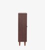 Zuvio 2 Door Shoe Rack In Rosewood Finish