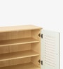 Zuvio 2 Door Shoe Rack In White Finish