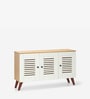 Zuvio 3 Door Shoe Rack In White Finish