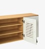 Zuvio 3 Door Shoe Rack In White Finish