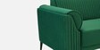 Zyra Waterproof Velvet 2 Seater Sofa In Emerald Green Colour