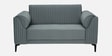 Zyra Waterproof Velvet 2 Seater Sofa In Fossil Grey Colour