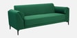 Zyra Waterproof Velvet 3 Seater Sofa In Emerald Green Colour