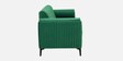 Zyra Waterproof Velvet 3 Seater Sofa In Emerald Green Colour