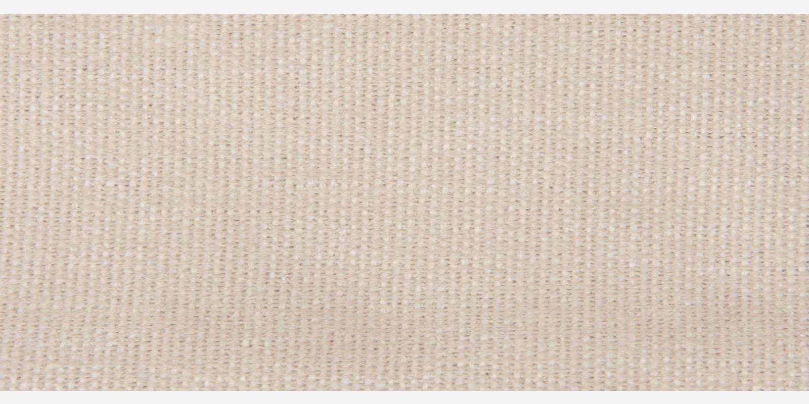 Zyra Chenille Fabric LHS Sectional Sofa (3 + Lounger) in Cream Colour