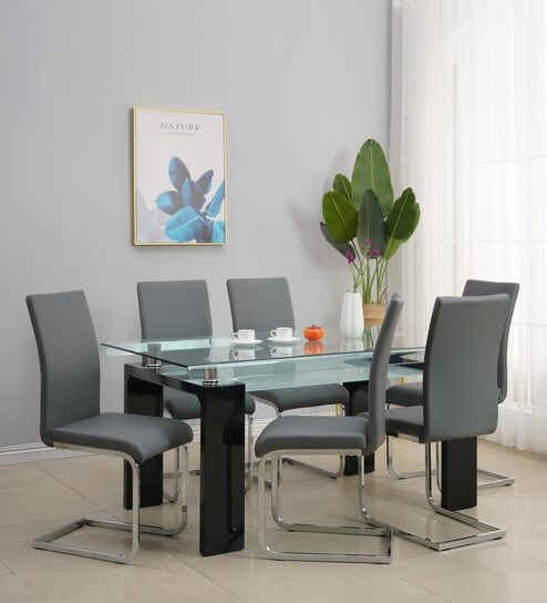 Pepperfry dining table 2025 set 6 seater