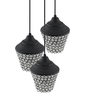 Zydo Black Metal Cluster Hanging Light