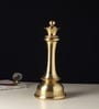Gold Aluminium Zyntar Queen Chess Decorative