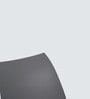 Zyra Fiber Cafe Chair with Revolving Mechanism In Light Grey Color
