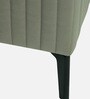 Zyra Waterproof Velvet 1 Seater Sofa In Beige Colour