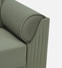 Zyra Waterproof Velvet 1 Seater Sofa In Beige Colour
