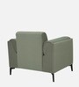 Zyra Waterproof Velvet 1 Seater Sofa In Beige Colour