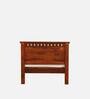 Zurndorf Sheesham Wood Single Bed in Scratch Resistant Honey Oak Finish