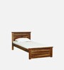 Zurndorf Sheesham Wood Single Bed in Scratch Resistant Provincial Teak Finish