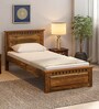 Zurndorf Sheesham Wood Single Bed in Scratch Resistant Provincial Teak Finish