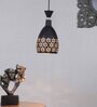 Zyvaria Black Iron Hanging Light  | E27 holder | without Bulb |  Eliante