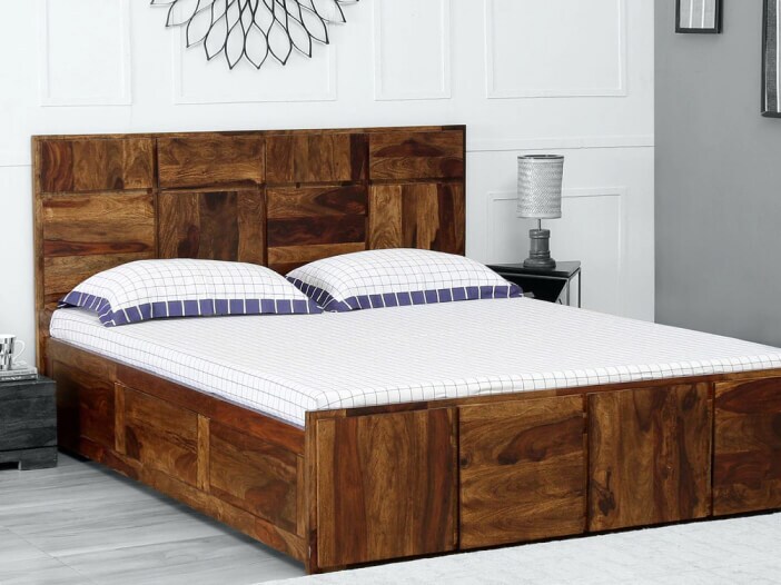 Bed Upto 70 OFF on Wooden Beds Online in India Pepperfry