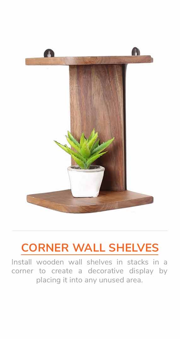 Corner Wall Shelf: Buy Corner Wall Shelves Online starts from Rs. 499