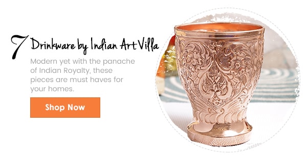 Drinkware by Indian Art Villa