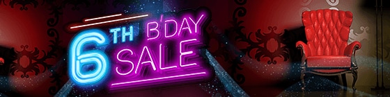 6th B'Day Sale! 