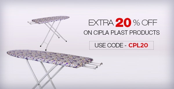 Extra 20% OFF on Cipla Plast Use coupon CPL20