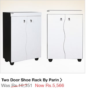 Two Door Shoe Rack by Parin 