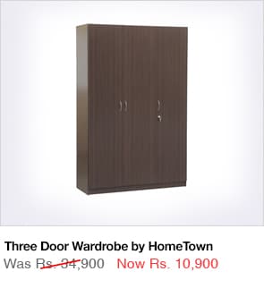 Three Door Wardrobe by HomeTown 