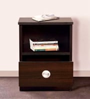 Daiki Bedside Table in Wenge Finish by Mintwud